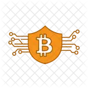 Red bitcoin  Icono