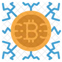 Red bitcoin  Icono