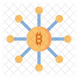 Red bitcoin  Icono