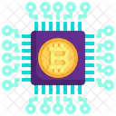 Red bitcoin  Icono