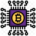 Red bitcoin  Icono