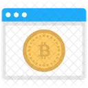 Red bitcoin  Icono