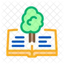 Red Book Tree Icon