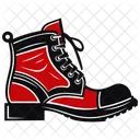 Red boots Shoes  Icon