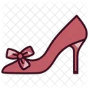 REd Bow-heels Shoes  Symbol