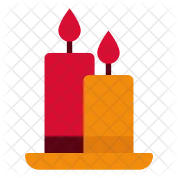 Red candle  Icon