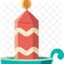Candle Light Decoration Icon