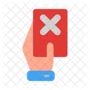 Red Card Football Card Icon
