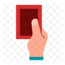 Red Card Football Card Icon