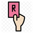 Red Card Football Card アイコン
