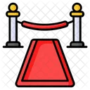 Red Carpet Cordon Icon