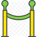 Red Carpet Fence  Icon