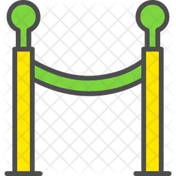 Red Carpet Fence  Icon