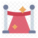 Red Carpet Stanchion Event Icon