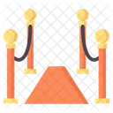 Red Carpet Cordon Entrance Icon