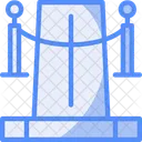 Red Carpet Vip Entrance Grand Welcome Icon