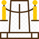 Red Carpet Vip Entrance Grand Welcome Icon