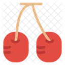 Red Cherry Cherry Fruit Icon
