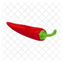 Red Chili Pepper Vegetable Organic Icon