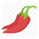Red Chilies Pepper Icon