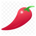 Red Pepper Red Chilli Vegetable Icon