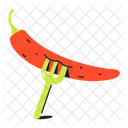Red Chilli Red Pepper Food Spice Icon