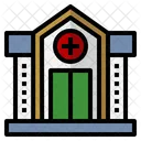 Red Cross Blood Bank Hospital Icon