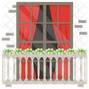 Red Curtains  Icône
