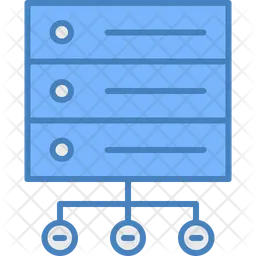 Red de base de datos  Icono