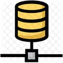 Almacenamiento Servidor Big Data Icono
