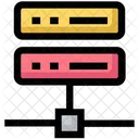 Base De Datos Servidor Hosting Icono