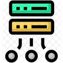 Base De Datos Servidor Hosting Icono