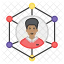 Red De Usuario Red De Hombre Red De Perfil Icono