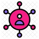 Red de usuarios  Icono
