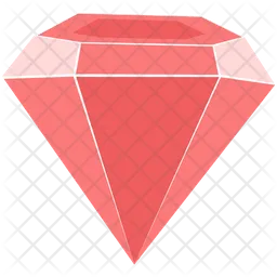 Red diamond cube  Icon