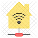 Red Domestica Hogar Inteligente Wifi Domestico Icono