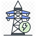 Red Electrica Energia Alternativa Suministro Electrico Icono