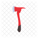 Red Fire Ax Axe Wood Icon