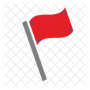 Red Flag Destination Flags Icon