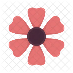 Red flower  Icon