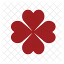 Red Flower Flower Nature Icon