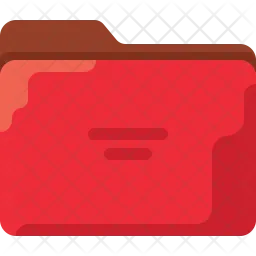 Red folder  Icon