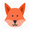 Red fox  Icono