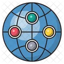 Global Red Conexion Icono