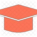 Red graduation cap tassel  Icono