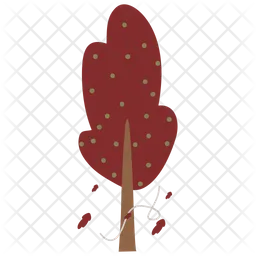 Red Green Tree  Icon