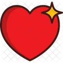 Red Heart Sparkling  Icon