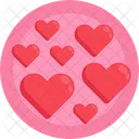 Red Hearts  Icon