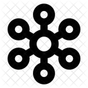 Red Criptomoneda Cadena De Bloques Icono
