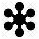 Red Criptomoneda Cadena De Bloques Icono
